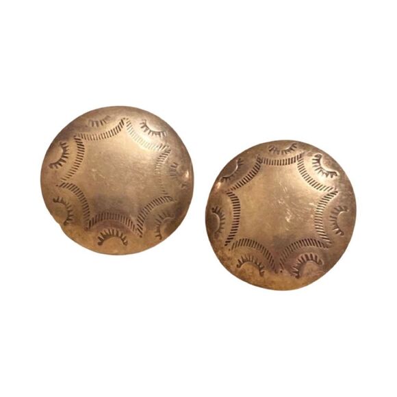 Navajo Button Earrings